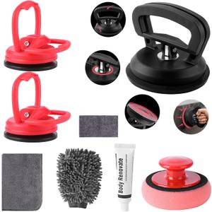 Car Dent Puller, 8 Packs Dent Remover Tool for Car Dent Repair, Versatile Suction Cups Puller with Strong Suction & Effortless Handle for Auto Body, Glass, Fridge, Tile Lifting & Objects Moving