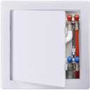 Suteck Plastic Access Panel for Drywall Ceiling 22 x 22 Inch Reinforced Plumbing Wall Access Doors Removable Hinged White