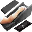 Zomaple Arm Elevation Pillow for Post Surgery  Adjustable Arm Support Pillow with Gel Memory Foam & Hot/Cold Pack  Couch Rest Pillow for Bed, Carpal Tunnel, Wrist & Elbow Recovery, Help Reduce Pain (Grey)