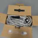 BIONIC STEEL 50 Ft Metal Garden Hose with Sprayer Nozzle, Non Kinking Designed Stainless Steel Heavy Duty Water Hose 50Ft x 5/8 in. Ultra Flexible NON Expandable for Uninterrupted Water Flow, 500 PSI