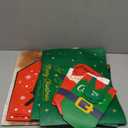 16 Pack Christmas Gift Bags Assorted Sizes, Reusable Heavy Duty Tote Bags with Handles - 4 Extra Large, 8 Large, 4 Small, Non-Woven Christmas Bags for Gifts, Holiday Shopping, Xmas Party Favors