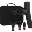 PROfit Percussion Muscle Massage Gun, Rechargeable Deep Tissue Full-Body Massager with Multiple Attachments
