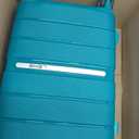 20 Inch Carry-on Luggage with Spinner Wheels, Hard Shell Suitcase with TSA Lock, Airline Approved, Rolling Suit Case for Travel Weekend Trips, Dark Teal Color