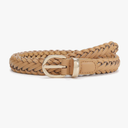 Thin Braided Belts for Women Classic Waist Belt Skinny Woven Strap for Jeans Pants Dress