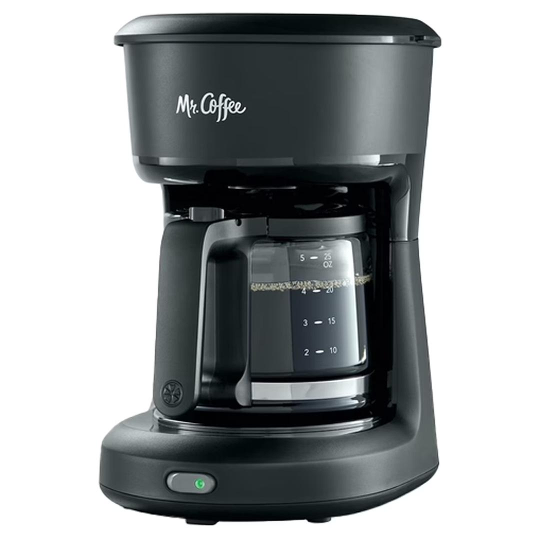 Mr. Coffee® 5Cup Mini Brew Switch Coffee Maker, Black