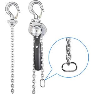 Mini Lever Chain Hoist 1/2 tonSmall Come Along 1100 lbs 5ft Lift Weighs just 5.8 pounds