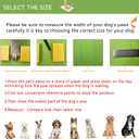 Dog Shoes for Small, Medium and Large Dogs - Waterproof for Rainy Days, Fit for Winter Snow and Hot Summer Roads, with Anti-Slip Soles for Indoor Hard Floors (Blue, Size 5)