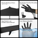 Kids Disposable Gloves for 4-8 Years, 5Mil Small Black Nitrile Gloves for Work, Cleaning, Cooking, GardeningLatex-Free and Powder-Free(XS,50PCS)