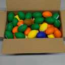 96 Pcs Mini Football Sports Stress Ball Bulk Colorful Foam Sports Ball Kids Adults Football Sports Party Favor Ball Small Relaxable Balls for School Carnival Reward Party Bag Gift Fillers