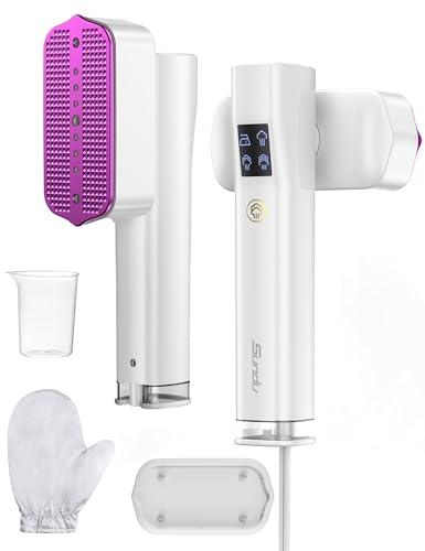 Sundu Steamer for Clothes,1200W Portable Travel Steamer&Iron 180ml Pearl