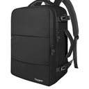 Taygeer Travel Laptop Backpack for Men Women, Airplane Approved Travel Backpack Suitcase with Usb Charging Port, Lightweight College 35l Luggage Bag 15.6inch Laptop Mochila Gifts for Business,Black