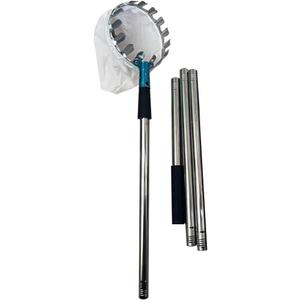 Apple Picker With Telescopic Handle, Fruit Picker Tool With Lightweight Stainless Steel Connecting Pole And Fabric Bag, Fruit Grabber Easy To Assemble (Color : 1.65m-rod)
