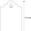 FEMELI 1000 Pcs Price Tags for Tag Gun, 1.75 x 1.1 Inches Unstrung Marking White Blank Paper Sale Tag for Clothes, Shoes, Jewelry