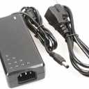 2 x NOYITO AC to DC Adapter 24V 3A 72W 120V 100-240V 50 60 Hz to 24V Power Supply Charger Transformer 5.5 x 2.5 2.1mm Interface