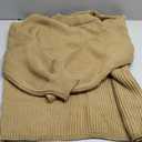 PRETTYGARDEN Womens Sweaters Fall 2025 Oversized Chunky Knitted Pullover Sweater Casual Long Sleeve Crewneck Cute Sweaters (Small, Khaki)