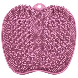 BESKAR Shower Foot Scrubber Mat with Non-Slip Suction Cups, Foot Spa Brush for Cleaning & Exfoliating Your Feet No Bend, Foot Points Reflexology Mat for Relax Your Feet
