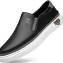 Trsorini Mens Casual Shoes Soft Comfortable Flat Lightweight Moccasin Classic Breathable Leather Men's Shoes (9.5)