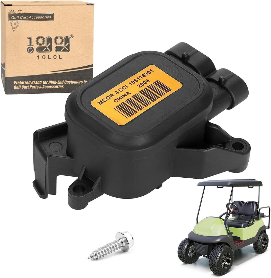 10L0L MCOR 4 Throttle Potentiometer for Club Car DS & Precedent 2012-up Golf Cart, Replaces OEM# 105116301, 103850401(MCOR 3)