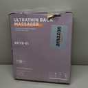 Back Massager, Rolling Up and Down Back Massager with Heat, Back Massage 4D Kneading for Pain Relief Deep Tissue, Ultrathin Shoulder Massager Gift for Women Men Parents Christmas, Grey