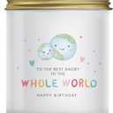 Lacrima Birthday Gifts for Dad from Daughter Son, Lavender Candle Gift