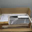 ALINE FURNITURE Dog Feeding Station with Storage Cabinet and 2 Elevated Dog Bowls, Hidden Pet Feeder Station Wood, Dog & Cat Storage Organizer, Black