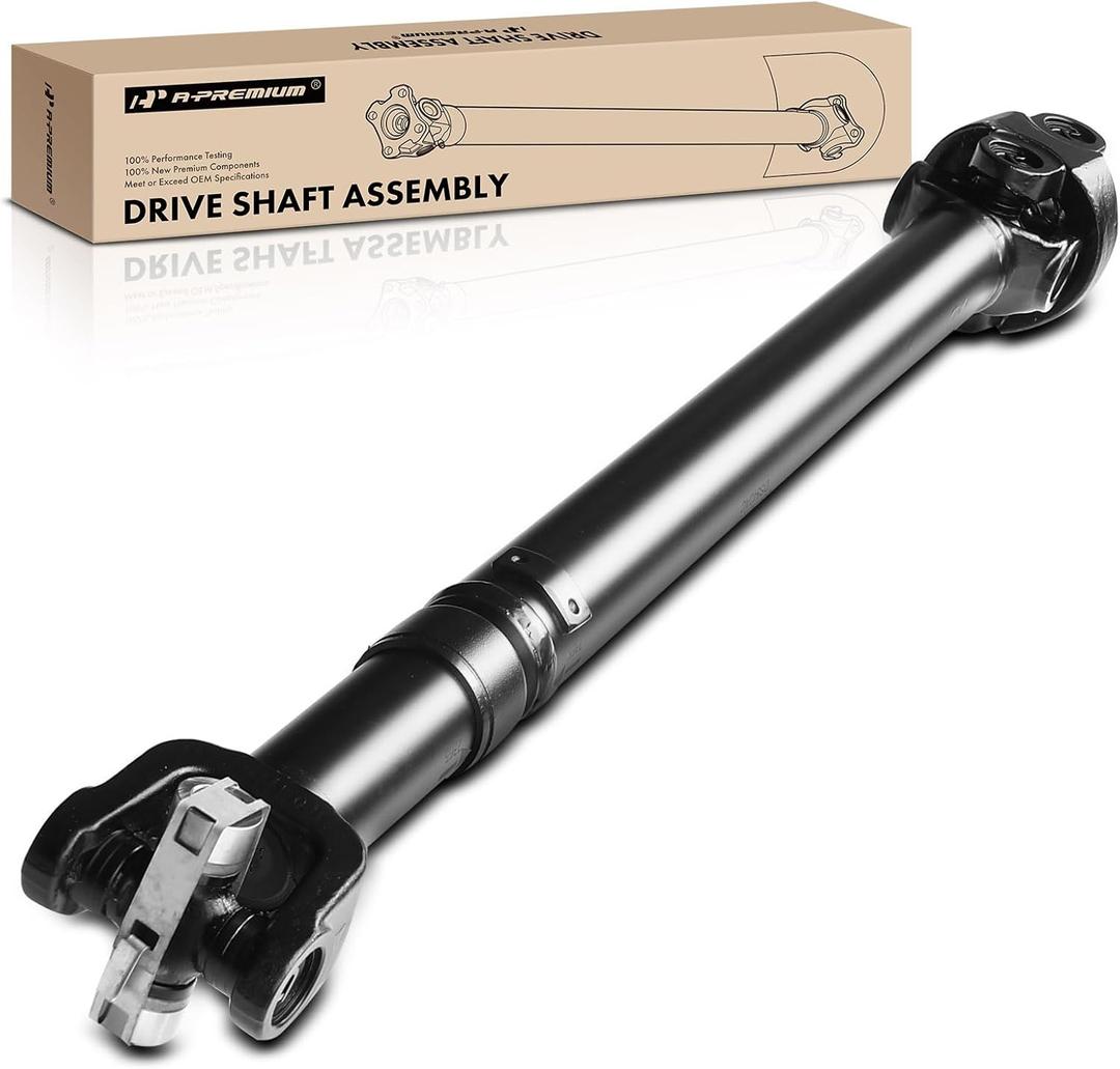 A-Premium Front Complete Drive Shaft Prop Shaft Driveshaft Assembly Compatible with Jeep Cherokee 1987-2001, Comanche 1987-1992, Wagoneer 1987-1990, 4WD Automatic Transmission, Replace# 53005542