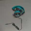 AILIHEN C8 Wired Headphones with Mic and Volume Control - Noise Isolating On-Ear Headphones, Folding Lightweight Corded 3.5mm Headset for Cellphones Tablets Chromebook Laptop Computer (Grey/Mint)