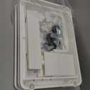 Goovilla 3 Tier Rolling Utility Cart Organizer with Removable Drawer, Stable and Sturdy White Rolling Storage Carts with 2 Lockable Wheels for Bathroom, Kitchen, Snack, Craft, Makeup, Baby Essentials