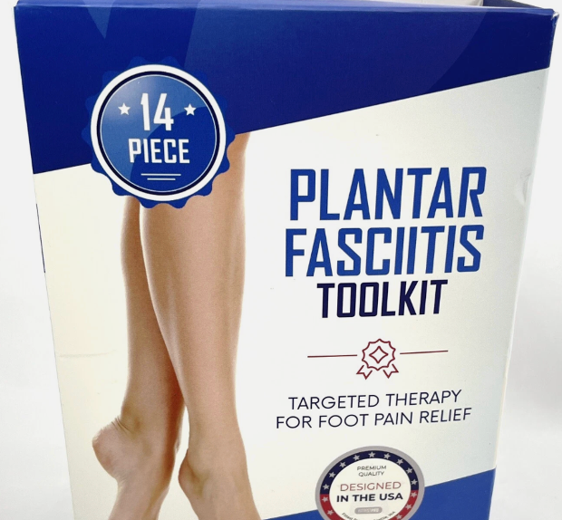 Fittest Pro Plantar Fasciitis Toolkit 14 Piece Complete Kit New Open Box Size Large