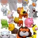 SplashEZ Mold Free Animals Bath Toys, No Hole Bath Toys for Toddlers, Bathtub 14 Animals Set for Kids, No Mold Floating Water Animals Set for Pool, BPA-Free Safe Fun, Infant Babies Ages 1 3 6 12 18 Month