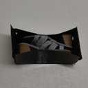 SM New York NWB Ina Denim Block Heel Sandals Open Toe Slip-On Neutral Shoes 8