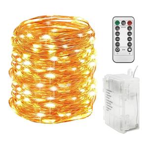 Twinkle Star 300LED 99FT Copper Wire String Lights Battery Operated 8 Modes Fairy Lights with Remote Waterproof Fairy String Lights for Outdoor Christmas Lights Wedding Party Decoration Warm White