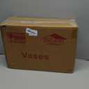 16Pcs Glass Cylinder Bud Vases for Centerpieces,7.7 In Tall Clear Flower Vases in Bulk, Glass Small Vases Floating Candle Holder for Party, Home Decor, Wedding Decoration, Birthday, Anniversary, Baby Shower