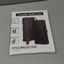 XcaseBar Compatible with iPhone 14 6.1" Wallet case with Zipper Credit Card HolderRFID Blocking,Flip Folio Book PU Leather Phone case Shockproof Cover Men Women for Apple 14 case Black