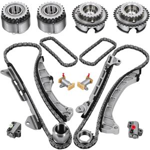 Timing Chain Kit 5.7L for Toyota Tundra Sequoia Lexus LX570 2009-2020 Land Cruiser 08/2008-2020 Replace OE 9-0922S, 135060S010, 135070P010, 1305038010, 1308038020