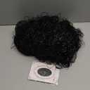 karlery 70s 80s Mens Long Curly Black Wig Afro Punk Rocker Halloween Party Costume Wig (1 Count (Pack of 1))