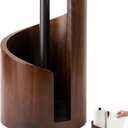 Wooden Paper Towel Holder, for countertop Decoration, Holds Mega Roll., 30 cm × 21 cm