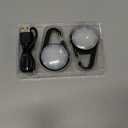 Dog Collar Light, 4 Modes Dog Lights for Night Walking, Rechargeable LED Pet Collar Light for Nighttime Clip on, IP68 Waterproof Pet Walking Accessories-2 Pack(Black)