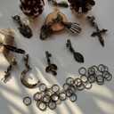 Hair Jewelry for Women Braids Dreadlock Accessories Metal Hair Clips Decoration Hair Accessories (50-gold)