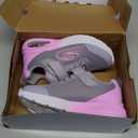 Skechers Girls' Microspec Max Advance-Fly 3.0 Sneakers (11 Little Kid, Grey/Lavender)