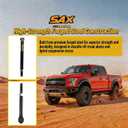 Adjustable Front Track Bar for 2–6" Lift, Fits 1999–2004 Ford F-250 F-350 Super Duty & 1999–2005 Ford Excursion 4WD, Heavy Duty Forged Steel Suspension Track Bar, Improves Axle Alignment, Black