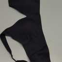 OEAK Women's Deep V Bras Wireless Comfortable Bra Supportive No Underwire Bras T-shirt Push Up Bralettes Plunge Seamless Bra (Small, Black)