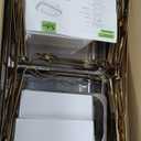 9Qt Chafing Dishes for Buffet 4 Pack [Multiple Size Food Pans] | Chafing Dish Buffet Set [Screw-free Installation] with Stackable Design [Less Storage Space] for Wedding/Party