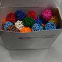 Sumind 80 Pieces Parrot Toy Wooden Blocks Bird Chewing Toys Mini Wood Chips Small Parrot Cage Accessories for DIY Playing Chewing Shredding Mixed Large Bird Toys, Random Color