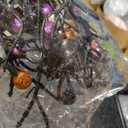 Large Halloween Artificial Flower Decorations, Spider and bat cuttings for Home, Office, Kitchen Decoration, Halloween Party SuppliesHalloween Indoor and Outdoor Party Decor Supplies