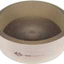TTCAT Cardboard Cat Bed Cat Scratcher Bowls, Large Size (18.1x18.1x5.9in) Cat Scratch Pad Lounger for Indoor Cats.