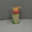 Owala Kids Flip Insulated Stainless-Steel Water Bottle with Straw and Locking Lid, 14-Ounce, Orange/Yellow (Misty Horizon)