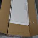 Over-The-Toilet Storage Rack, 4-Tier Bathroom Organizer Shelf Over Toilet with Adjustable Shelf and Basket, Freestanding Space Saver Bathroom Shelves Above Toilet for Room (Gray- White)