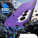 Magnetic for Samsung Galaxy S26 Case Heavy Duty Protection, Military-Grade Dual-Layer Shockproof S26 Phone Case [Fit for MagSafe] Anti-Fingerprint Matte Finish Galaxy S 26 Case 6.3", Purple