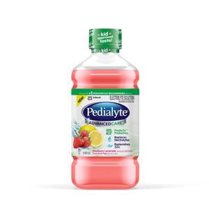 Pedialyte AdvancedCare Electrolyte Solution Has PreActivPrebiotics | Hydration Drink | Strawberry Lemonade, 1 Liter, Pack of 4 (33.8 Fl Oz (Pack of 4)), Best By: 1 JUN 2027 Pedialyte AdvancedCare Electrolyte Solution Has PreActivPrebiotics | Hydration Drink | Strawberry Lemonade, 1 Liter, Pack of 4 (33.8 Fl Oz (Pack of 4)), Best By: 1 JUN 2027